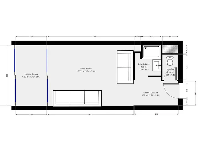 2-3 Pers Parking Clim Vue Port Et * La Grande-Motte